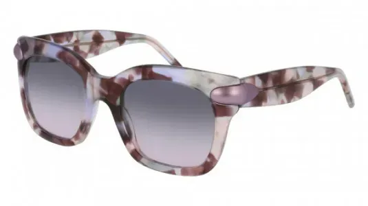 Pomellato PM0030S 004 Sunglasses Havana Violet 51mm Women