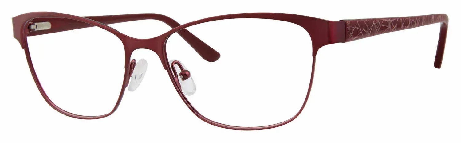 Adensco AD224 0U7I Eyeglasses Aubergine Matte 52mm Women