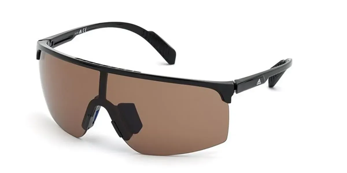 Adidas SP0005 01E Sunglasses Black Gloss 00mm Men