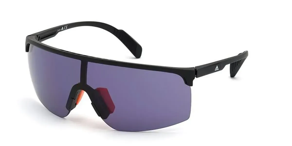 Adidas SP0005/S 02A Sunglasses Matte Black 00mm Men