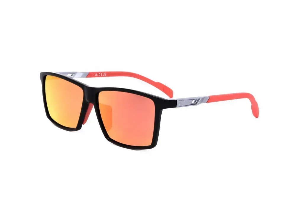 Adidas SP0058-F 01L Sunglasses Black 58mm Unisex