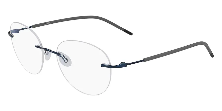 Airlock Homage 424 Eyeglasses Dark Blue 01mm Unisex