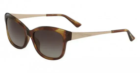 Anne Klein AK7048 208 Sunglasses Mocha Horn 55mm Women