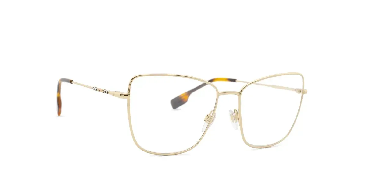 Burberry BE1367 BEA 1109 Eyeglasses Light Gold 55mm Women