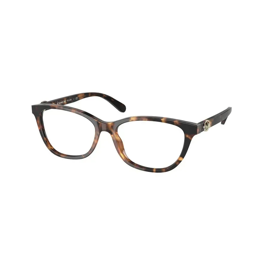 Coach HC6180 Eyeglasses Milky Amber Tortoise 52mm Women