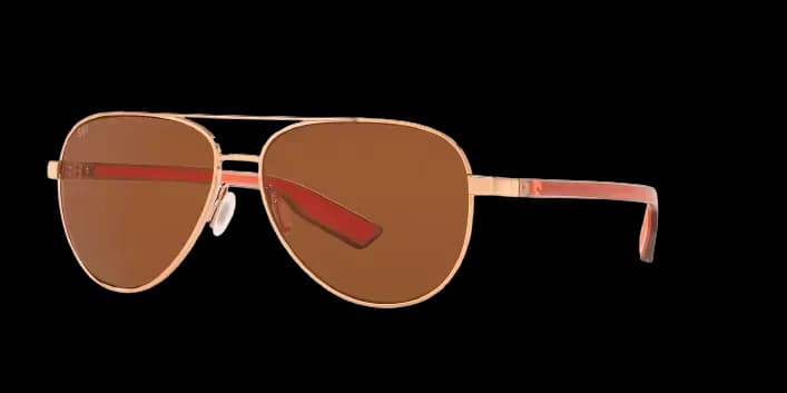 Costa Del Mar 06S4002 400223 Sunglasses Shiny Rose Gold 57mm Unisex