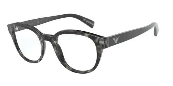 Emporio Armani EA3161 5824 Eyeglasses Grey Havana 51mm Women