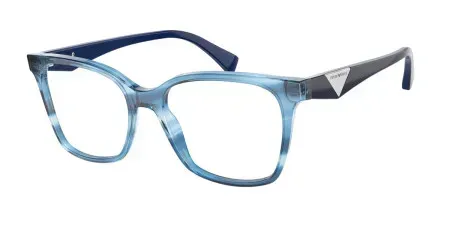 Emporio Armani EA3173 5020 Eyeglasses Striped Blue 51mm Women