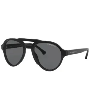Emporio Armani EA4128 501781 Sunglasses Matte Black 54mm Men