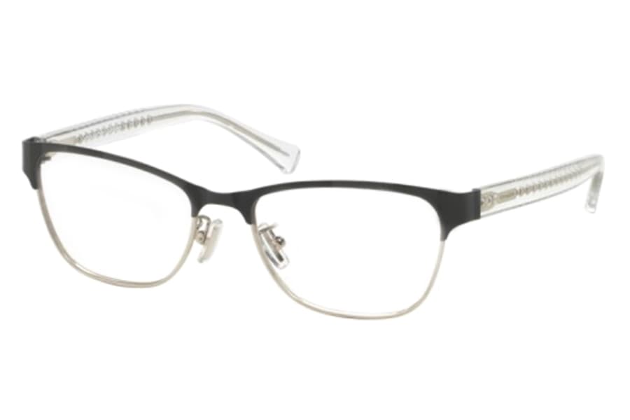 Coach HC5067 9233 Eyeglasses Black Silver/crystal 51mm Women