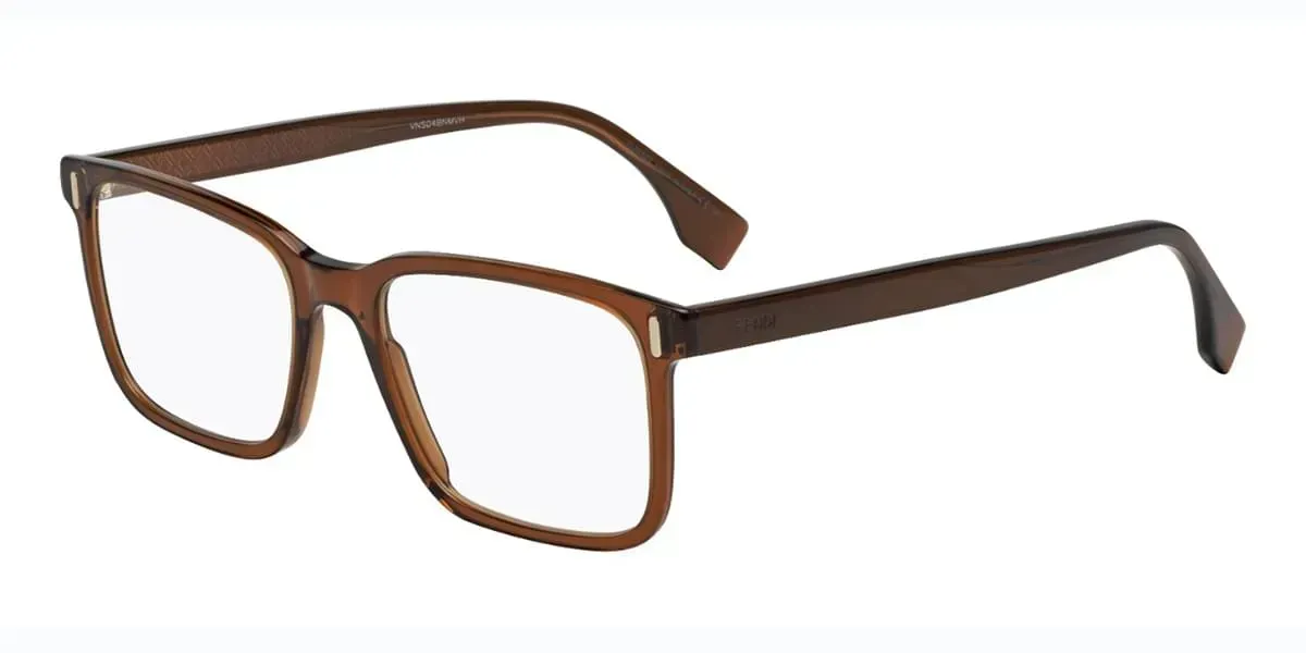 Fendi FFM0047 FG4 Eyeglasses Transparent Brown 52mm Men