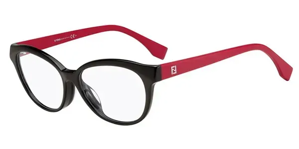 Fendi FF0044/F Asian Fit MGT Eyeglasses Brown Red 53mm Women