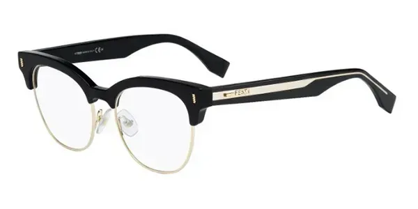 Fendi FF0163 VJG Eyeglasses Black 51mm Women