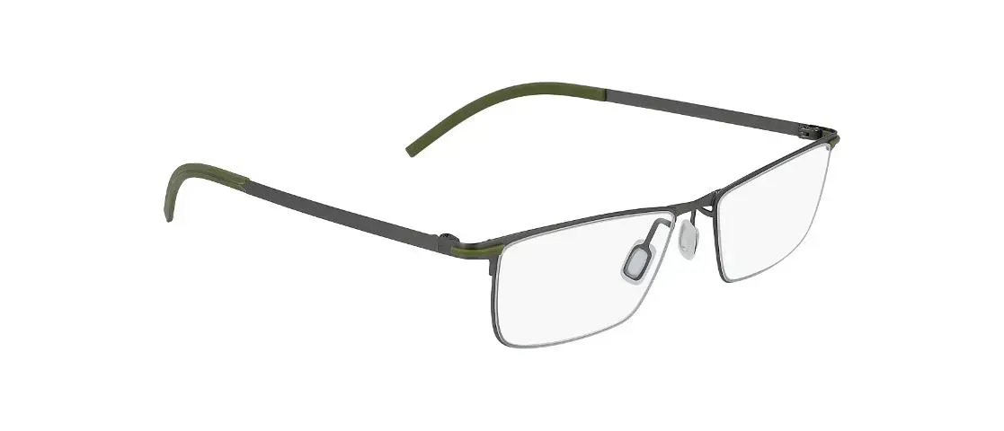 Flexon B2002 033 Eyeglasses Gunmetal 53mm Unisex
