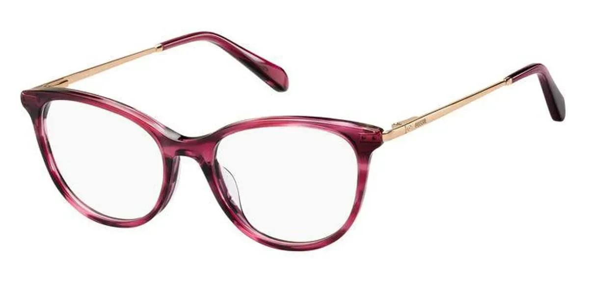Fossil 7080/G 0LHF Eyeglasses Burgundy 50mm Women