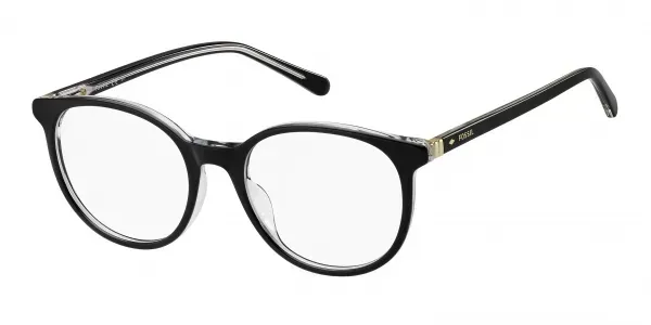 Fossil 7086 807 Eyeglasses Black 50mm Women