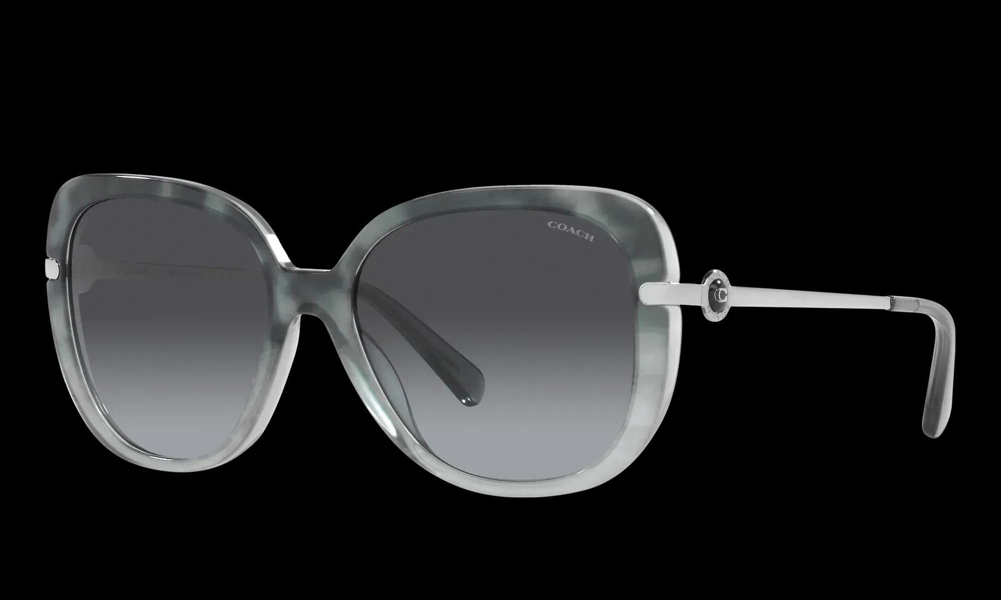Coach HC8320 Sunglasses Grey 55mm Women