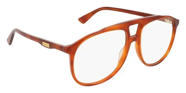 Gucci GG0264O 002 Eyeglasses Havana 57mm Men