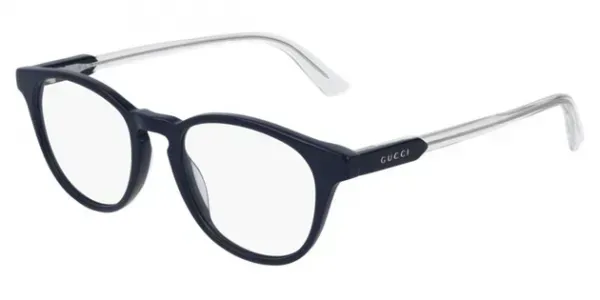 Gucci GG0491O 004 Eyeglasses Blue 49mm Men