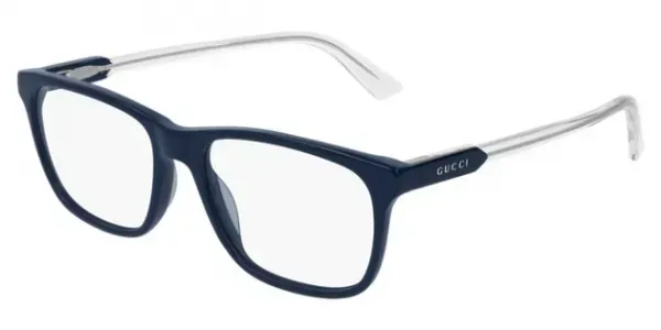 Gucci GG0490O 004 Eyeglasses Blue 53mm Women