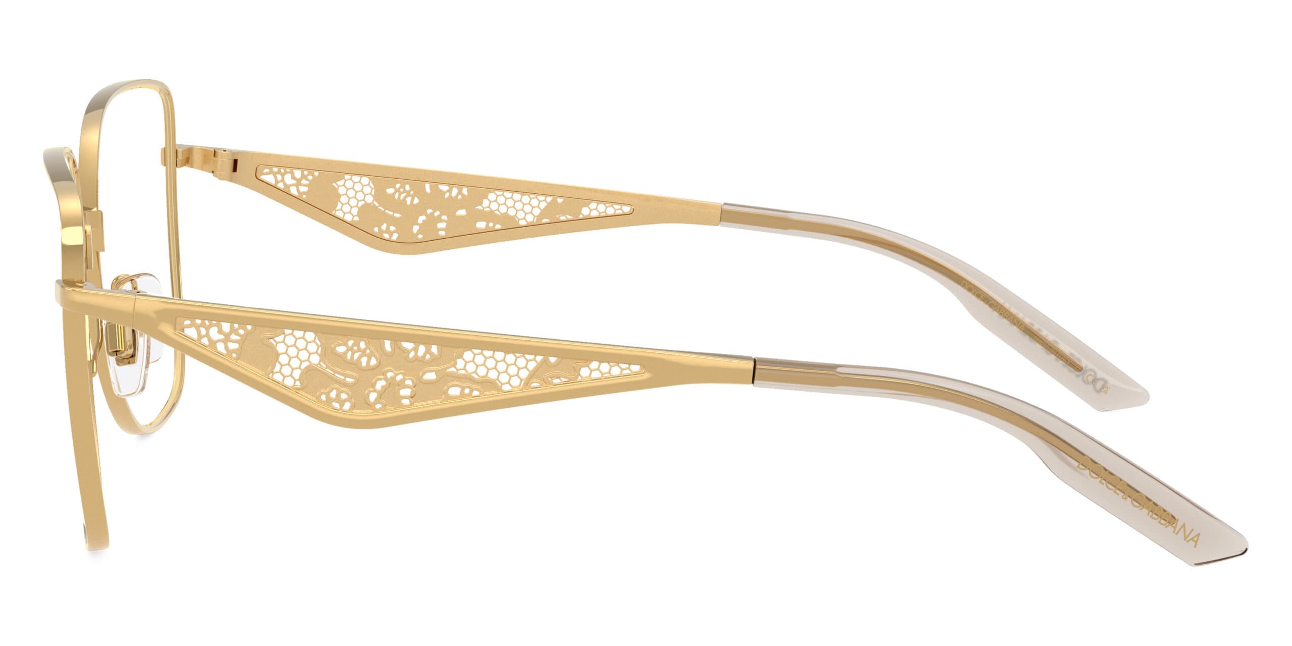 Dolce & Gabbana DG1358 02 Eyeglasses Gold 56mm Women 3