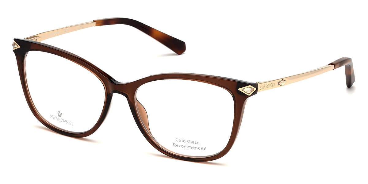 Swarovski SK5284 047 Eyeglasses Tortoise 50mm Women