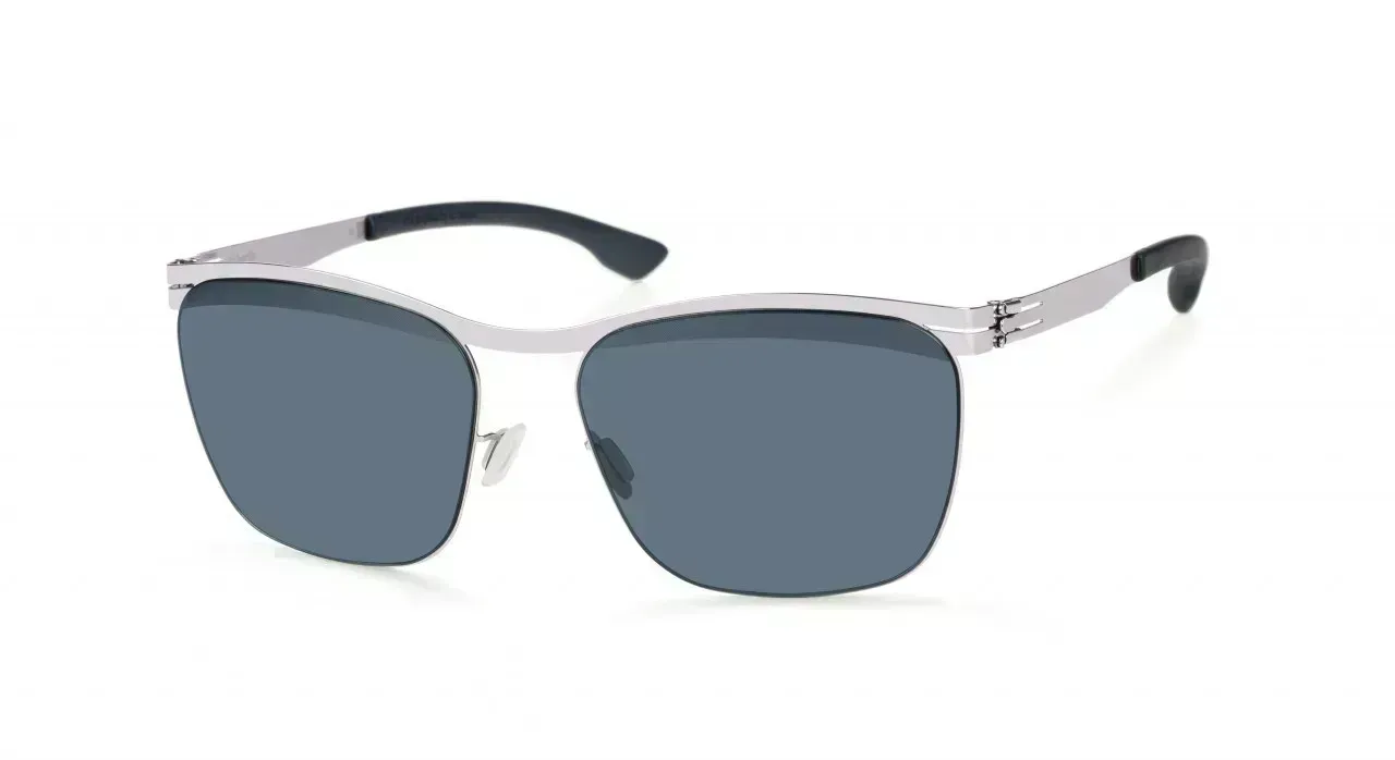 ic! berlin Tegeler See Eyeglasses Chrome 56mm Unisex