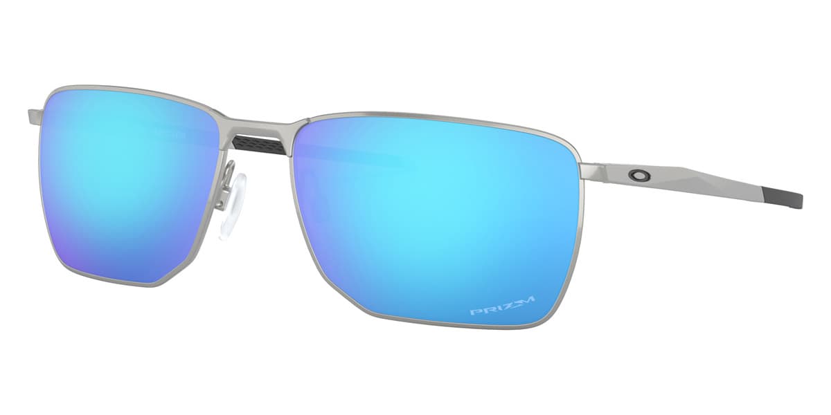 Oakley OO4142 0458 Sunglasses Silver 58mm Men