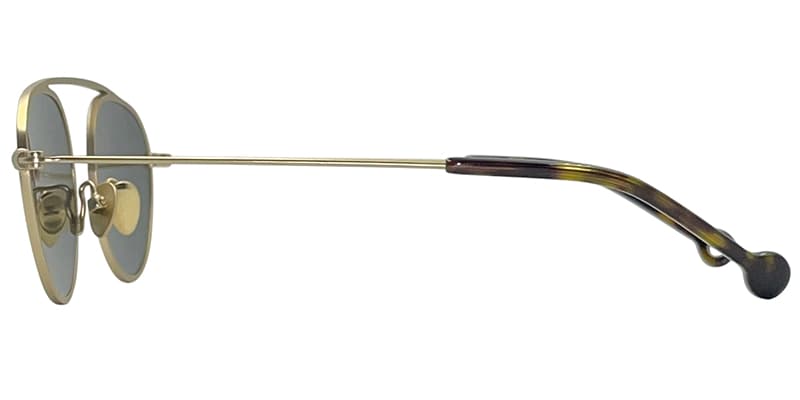 Nathalie Blanc Hugo C240 Sunglasses Gold Matte 46mm Women 3