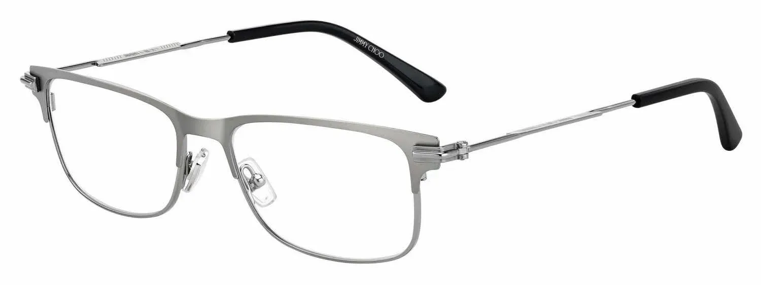 Jimmy Choo JM006 GUA Eyeglasses Ruthenium Grey 54mm Men