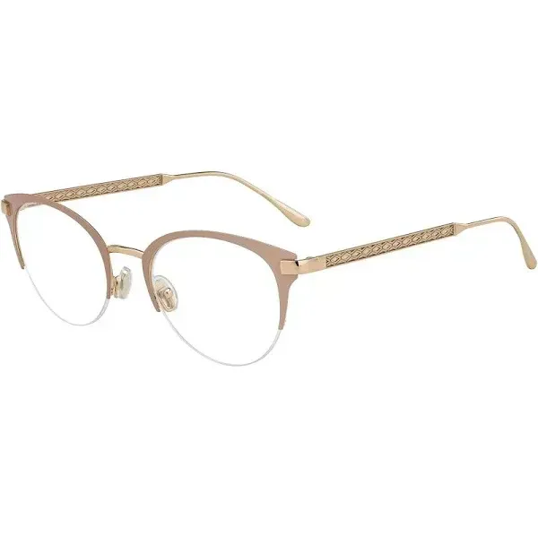 Jimmy Choo JC215 FWM Eyeglasses Nude Beige 50mm Women