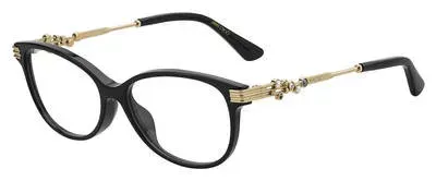Jimmy Choo JC221/F 807 Eyeglasses Black 53mm Women