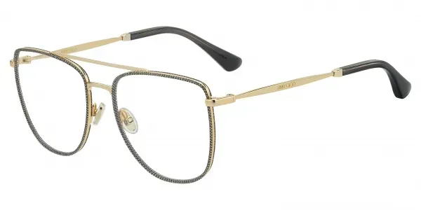 Jimmy Choo JC250 W8Q Eyeglasses Gold Grey 55mm Women