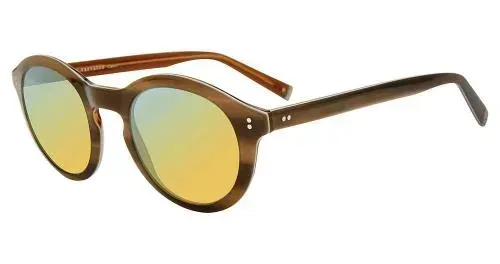 John Varvatos V519 Sunglasses Olive Horn 47mm Men
