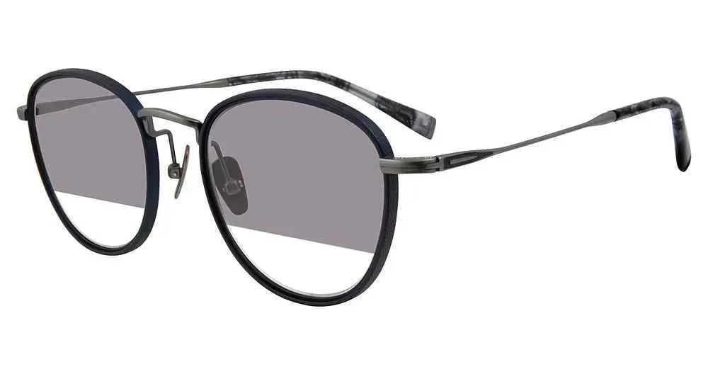John Varvatos V531 Sunglasses Navy/gunmetal 51mm Men