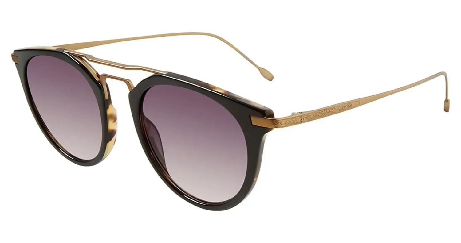 John Varvatos V522 Sunglasses Gold 48mm Women