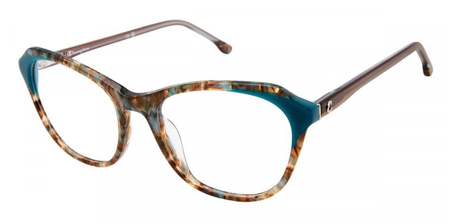 Champion LYLA C02 Eyeglasses Teal Tortoise 52mm Women