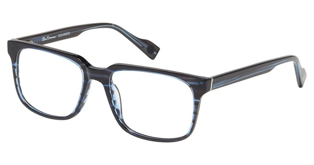 Ben Sherman STRAND C03 Eyeglasses Blue Grain 54mm Men