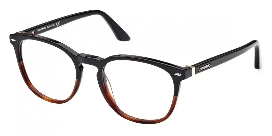 Longines LG5033/V 005 Eyeglasses Black / Havana 53mm Men