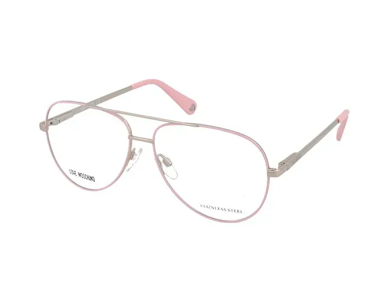 Love Moschino MOL531 35J Eyeglasses Pink 56mm Women