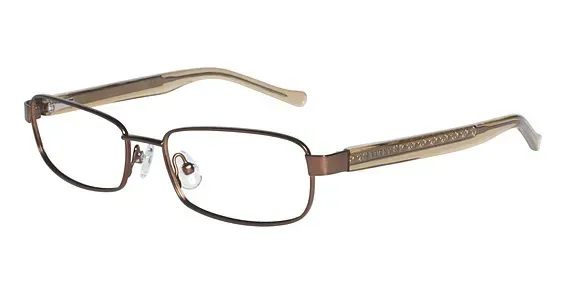 Lucky Brand Zipper Eyeglasses Brown 50mm Unisex
