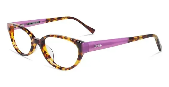 Lucky Brand Sunrise Eyeglasses Havana Tortoise 52mm Women