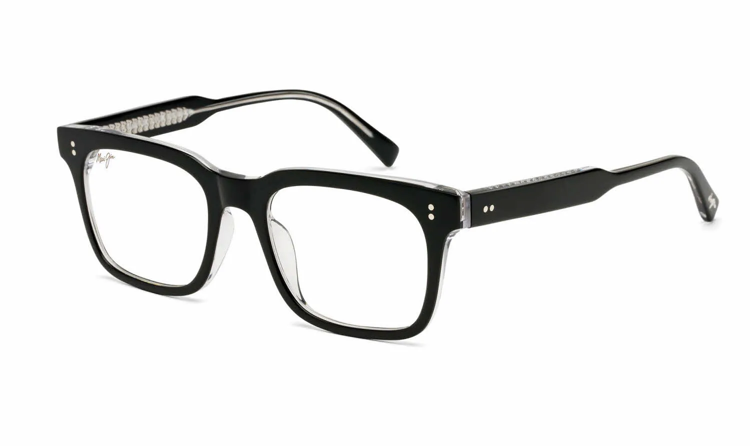 Maui Jim MJO2228 02K Eyeglasses Black 50mm Men