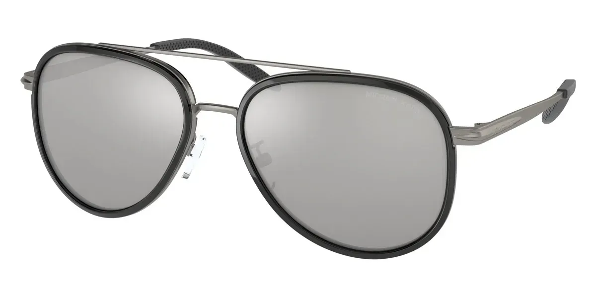 Michael Kors 0MK1104 10026G Sunglasses Matte Gunmetal 57mm Men