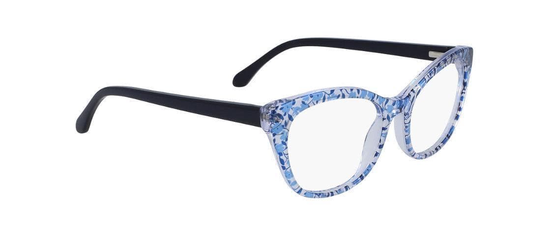 Draper James DJ5014 414 Eyeglasses Indigo Floral 52mm Women