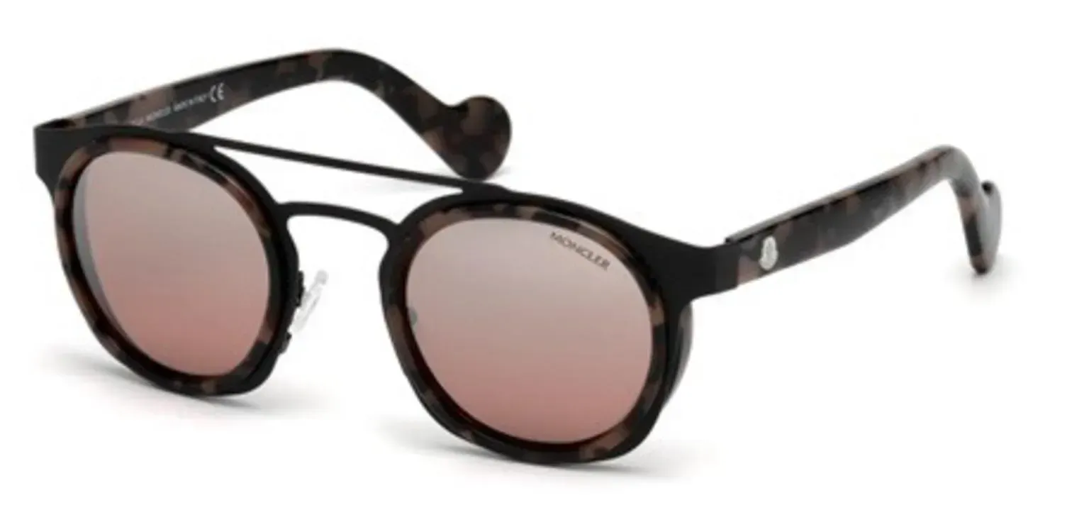 Moncler ML0022 55U Sunglasses Brown 49mm Unisex