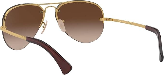 Ray-Ban RB4175 877 Rb3449 001/13 Sunglasses Gold 59mm Unisex 5