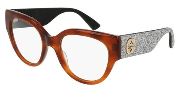 Gucci GG0103O 004 Eyeglasses Havana Tortoise 50mm Unisex