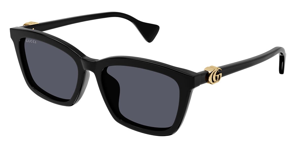 Gucci GG1596SK 001 Sunglasses Black 55mm Women