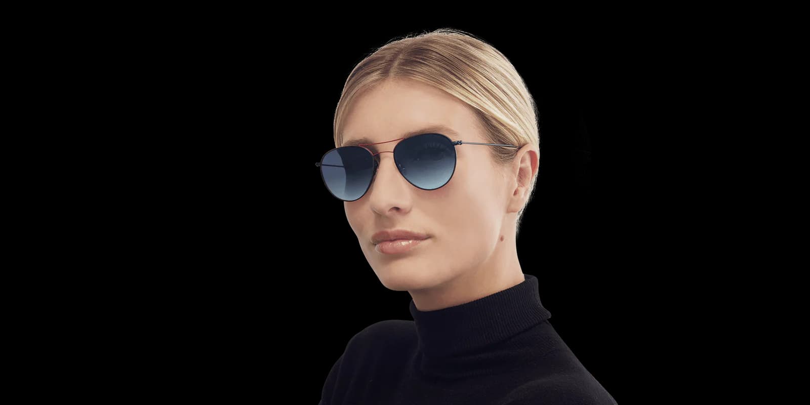 Nathalie Blanc Emma C277 Sunglasses Blue Red 53mm Women 2